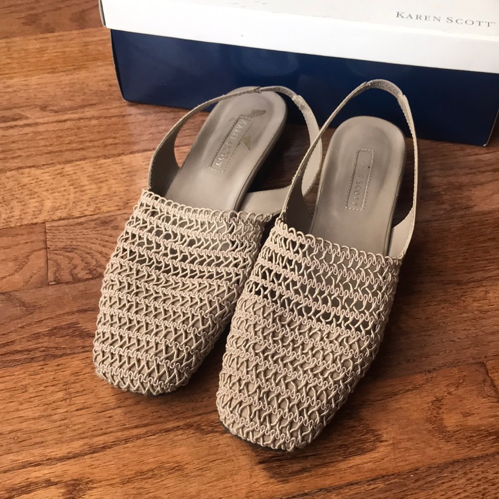 Taupe Mules